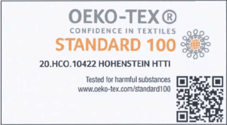 Certificado Oeko-Tex de Palestra Couture